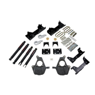 BELLTECH 657ND LOWERING KIT W/ ND2 SHOCKS (FRONT TORSION BAR SUSPENSION ONLY)