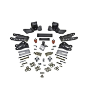 BELLTECH 6909 SHACKLE & HANGER KIT | 4 INCH DROP