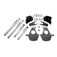 BELLTECH 948SP LOWERING KIT W/ SP SHOCKS (FRONT TORSION BAR SUSPENSION ONLY)