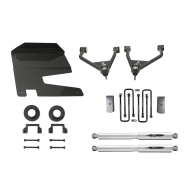 BELLTECH 150212BK 4 INCH LIFT KIT | FRONT SPACERS AND REAR TRAIL PERFORMANCE SHOCKS