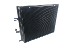 CSF BMW F3X/F2X B58/B48 Triple-Pass Heat Exchanger w/ Rock Guard - Black