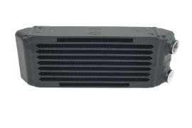CSF Universal Dual-Pass Oil Cooler - M22 x 1.5 Connections - 13L x 4.75H x 2.16W
