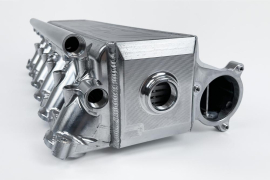 CSF BMW Gen 2 B58 Race X Charge Air Cooler Manifold - Raw Billet