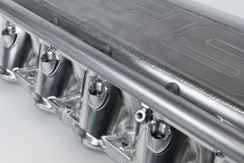 CSF BMW Gen 2 B58 Race X Charge Air Cooler Manifold - Raw Billet