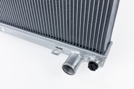 CSF High-Performance All-Aluminum Radiator for Nissan R33 Skyline GT-R - Silver