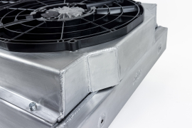 CSF Motorsport Dual-Pass Radiator with Shroud + 14" SPAL brushless fans & harnesses