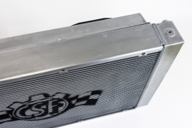 CSF Motorsport Dual-Pass Radiator with Shroud + 14" SPAL brushless fans & harnesses