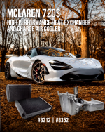CSF Mclaren 720S Two piece cooling package