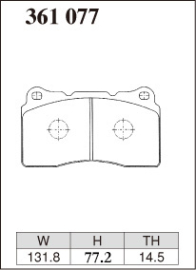 Dixcel Type ES Brake Pads - STI/Evo/SS-V/FK8 Type-R/BRZ/86 (Brembo) (Front)