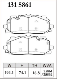 Dixcel Type M Brake Pads - Audi RS3 8Y/S4 RS4 B9/S5 RS5 F5/RSQ5 FY (Front)