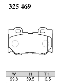 Dixcel Type S Brake Pads - Nissan 370Z Z34/Infiniti G37 V36 (Rear)