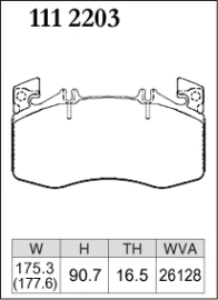 Dixcel Type Z Brake Pads - Mercedes AMG A45S W177 (Front)