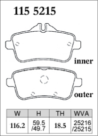 Dixcel Type Z Brake Pads - Mercedes AMG A45 W176/CLA45 C117/GLA45 X156 (Rear)