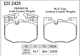 Dixcel Type Z Brake Pads - Toyota Supra A90/BMW 2 3 4 5 6 7 8 GX Series (Front)