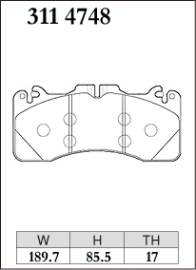 Dixcel Type Z Brake Pads - Lexus RC-F USC10/GS-F URL10/LS Series USF40 (Front)