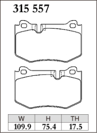 Dixcel Type Z Brake Pads - Lexus RC-F USC10/GS-F URL10 (Rear)