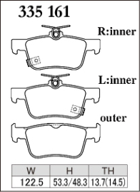 Dixcel Type Z Brake Pads - Honda Civic RS FC CK/Type-R FK8 FL5 (Rear)