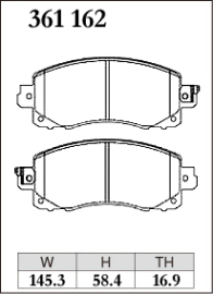 Dixcel Type Z Brake Pads - Subaru WRX VB 22+/Forester SK/Impreza GK, GT