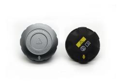 Goldenwrench Supply BMW M Series BLACKLINE Performance Coolant Expansion Tank Cap Cover (Anthracite Grey)