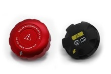 Goldenwrench Supply BMW M Series BLACKLINE Performance EDITION Red Coolant Expansion Tank Cap Cover