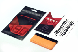 Goldenwrench Supply Toyota GR Supra 2020+ (A90) BLACKLINE Performance Brake Caliper Decal Set - Black