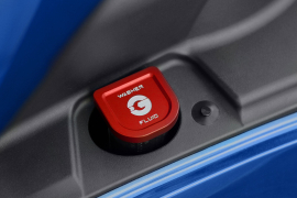 Goldenwrench Supply Toyota GR Supra 2020+ (A90) BLACKLINE Performance Washer Fluid Cap (Red)