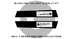Goldenwrench Supply BMW 4 Series M4 Competition 2021+ (G22/G82 Pre LCI) BLACKLINE Taillight Overlay Kit
