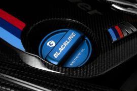 Goldenwrench Supply BMW M Car Series BLACKLINE Performance Motorsport BLUE Oil Cap Cover