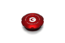 Goldenwrench Supply MINI 2014+ JCW / GP3 (F5X) BLACKLINE Performance Edition RED Washer Fluid Cap