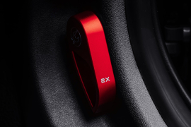 Goldenwrench Supply BMW M Car G8X Series BLACKLINE Performance Edition RED Hood Latch Handle (RHD)