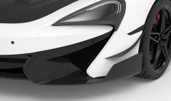 1016 Industries McLaren 570S Front Aero Blades (Twill Carbon)