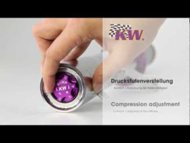 KW Coilover suspension V3 (Modification of the fa strut housing) for BMW Series 6 E24