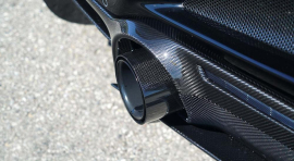 Ferrari F8 Tributo/Spider | Carbon - Stainless Steel Tailpipes - Visible Ferrari Carbon