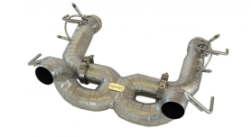 Ferrari SF90 Stradale/Spider | Power Optimised Race Exhaust System without Flap-Regulation - Gold Plated Inconel