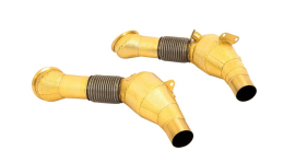 Ferrari SF90 Stradale/Spider | Sport Metal Catalysts Set - Gold Plated Inconel