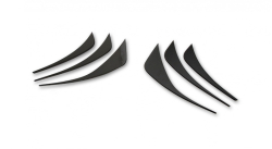 Ferrari 488 Spider/GTB | Diffusor Fins - Visible Ferrari Carbon