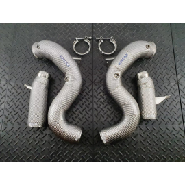 Redstar Competition Downpipes - Mercedes W222 S63 M177