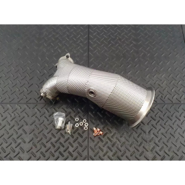 Redstar Heat Shielded GESI GEN2 UHOX 400CPSI 6" Downpipe - Audi B9 SQ5