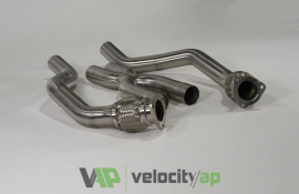 VelocityAP Audi RS5 Stainless Steel XPipe Resonator Deletes