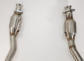 VelocityAP Jaguar F-Pace & XE AWD Downpipes (Race, 100 Cell, 300 Cell Euro 6)