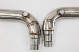VelocityAP Jaguar F-Pace & XE AWD Downpipes (Race, 100 Cell, 300 Cell Euro 6)