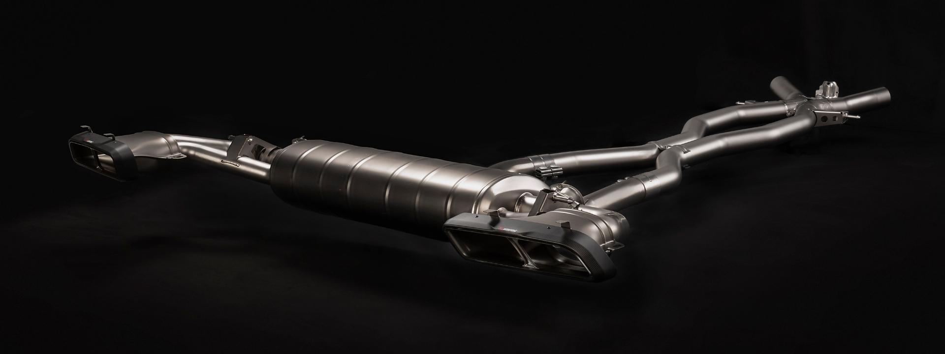 Akrapovic downpipe banner