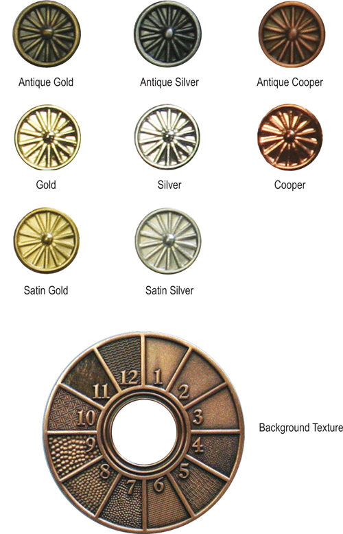 different medal plating finishes available